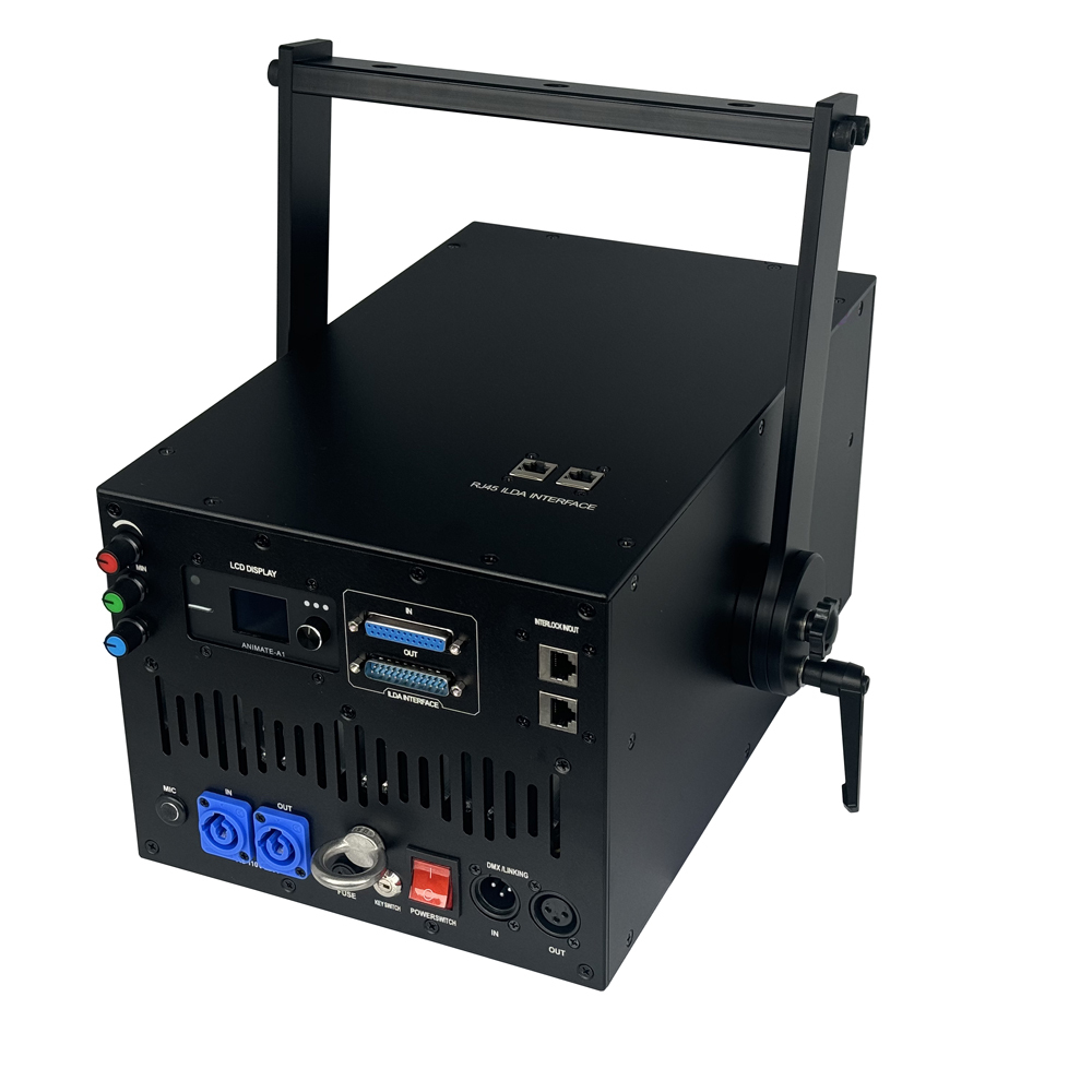 20W 25W RGB Laser Light ILDA DMX Animation Beam Scanner Stage