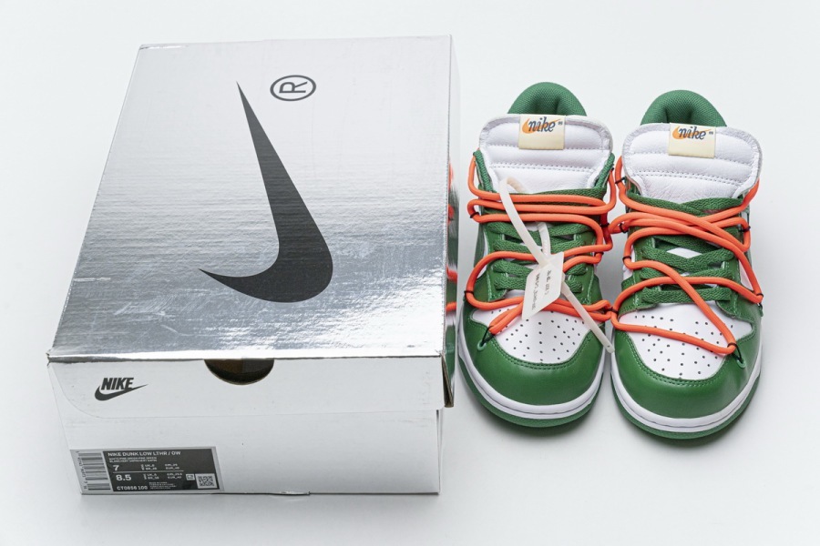 Dunk SB Low Off-White Pine Green From Rep sneaker