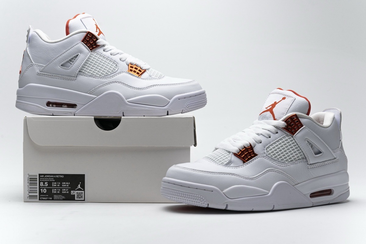 air jordan 4 retro metallic orange