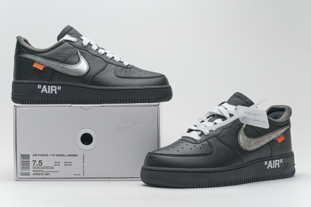 PK Air Force 1 Low '07 Virgil x MoMA (No Socks), AV5210-001 sale online - repsneaker.net