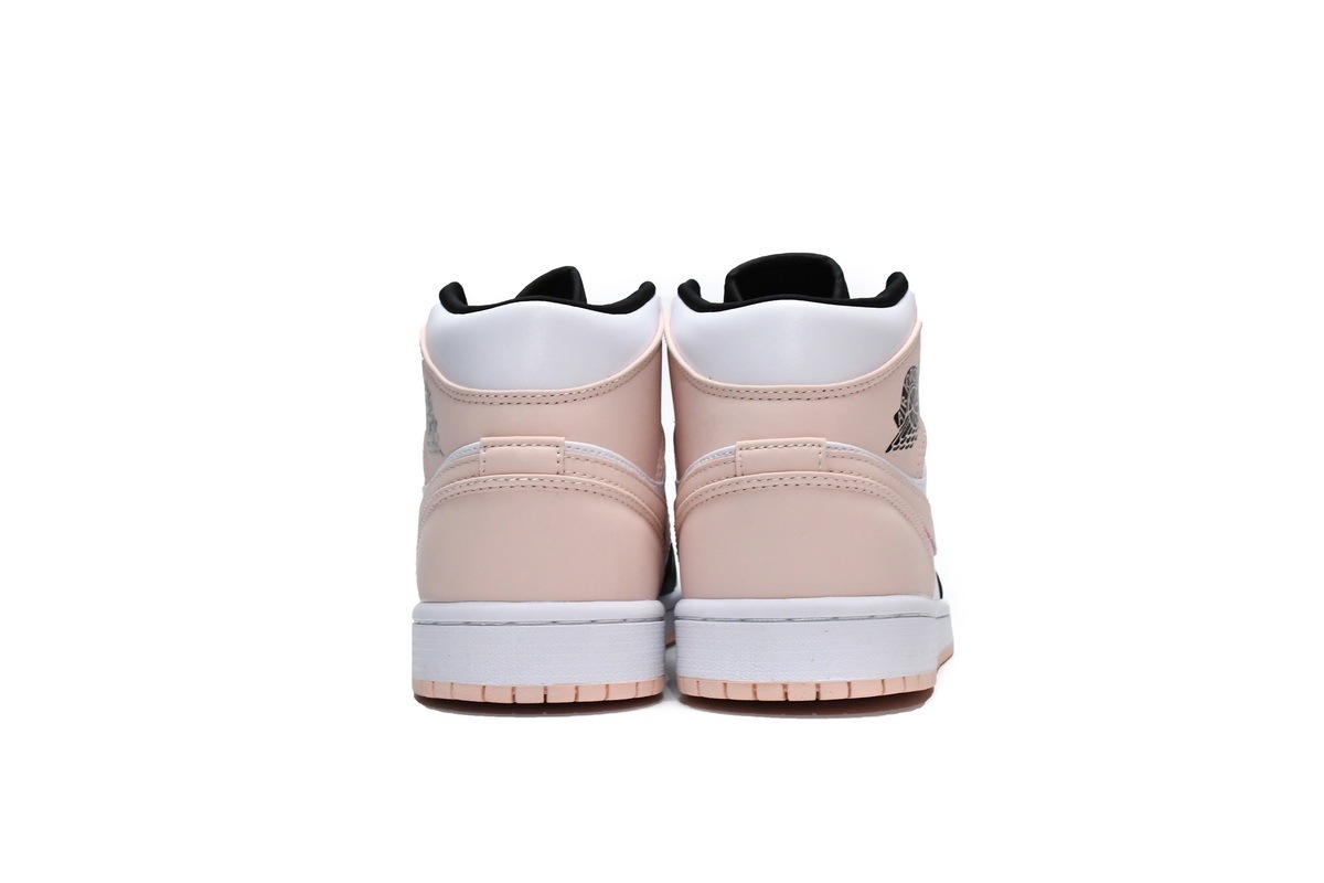 jordan 1 mid arctic orange black toe womens