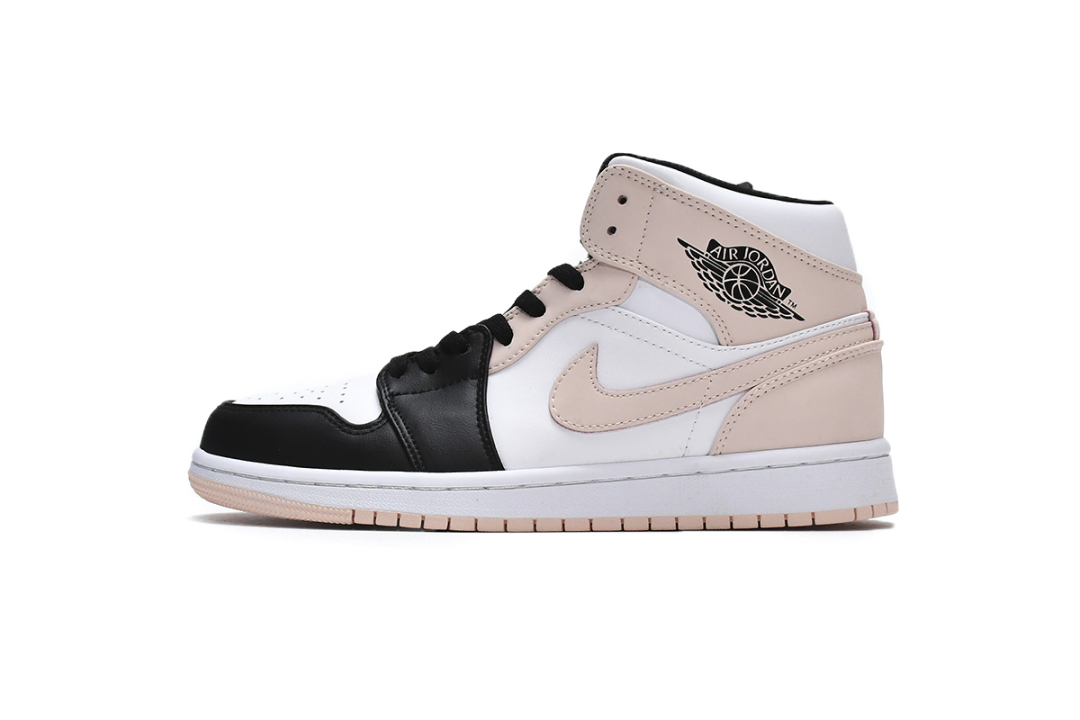 jordan 1 mid arctic orange black toe womens