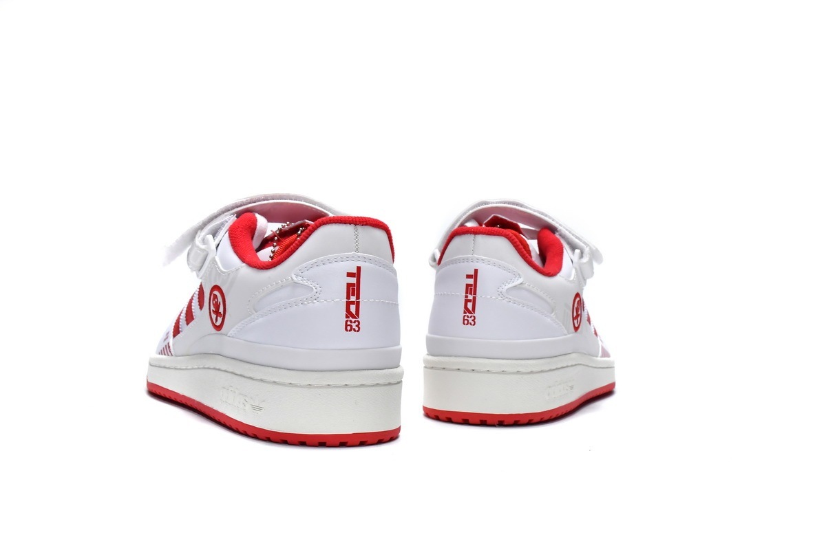 Quiccs x Adidas Forum Low TEQ63 GW3493 Velcro Casual Skateboard Shoes