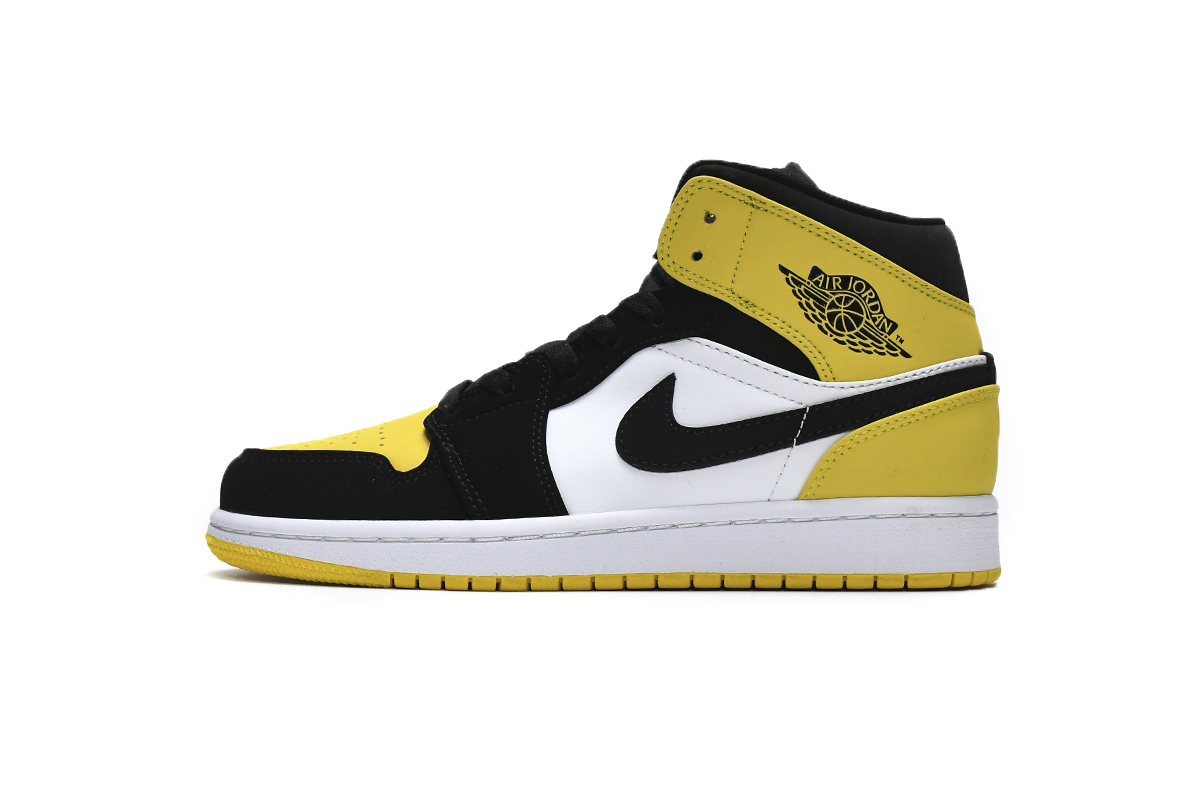 Air Jordan 1 Mid SE 'Yellow Toe' - 852542-071 | Solesense