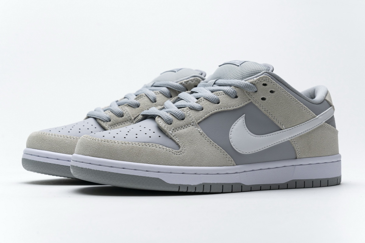 NIKE SB Dunk Low Summit White Wolf Grey TRD â DeluxeRep