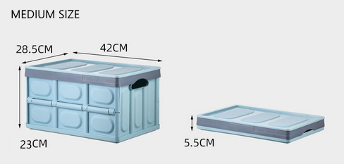 New Product Plastic Foldable Plastic Crate with Lid  