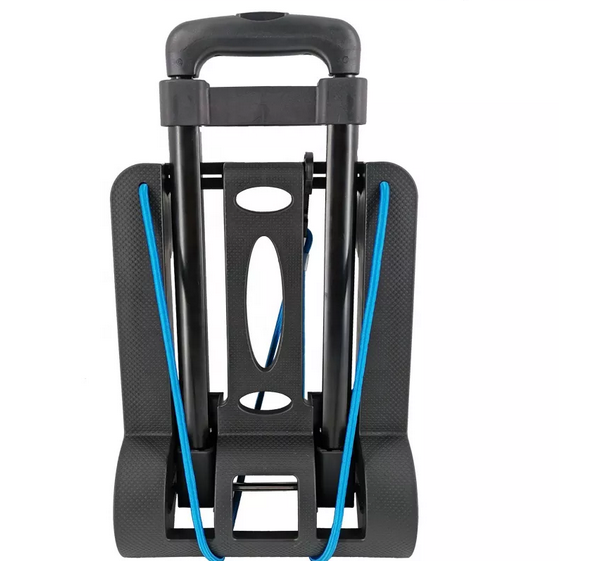 Plastic compact lightweight luggage cart for shopping  