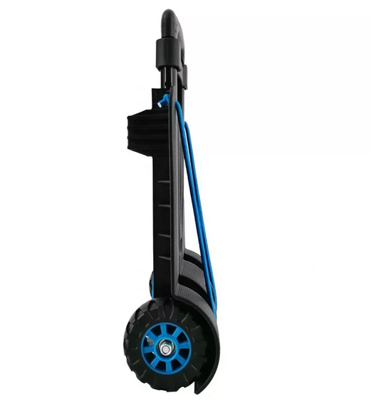 Plastic compact lightweight luggage cart for shopping  