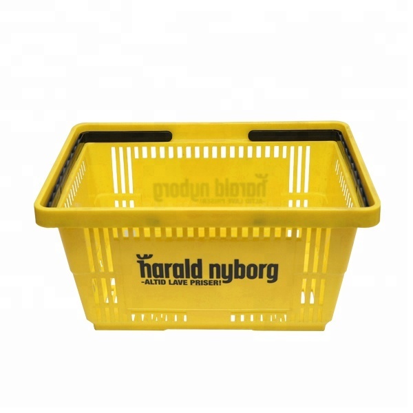 Popular Retail Plastic Shopping Basket  