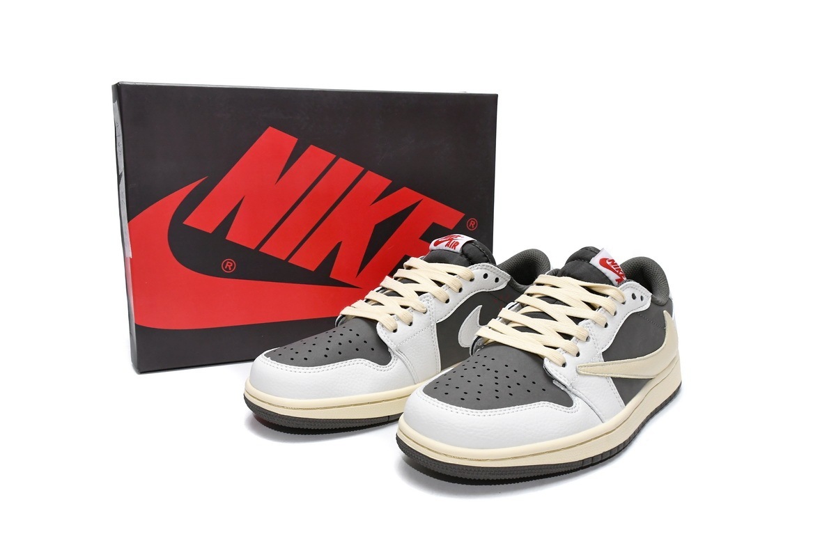Cheap Jordan G5 Travis Scott x Air Jordan 1 Low White BrownBarb,DM7866-162 - cheapjordan.net