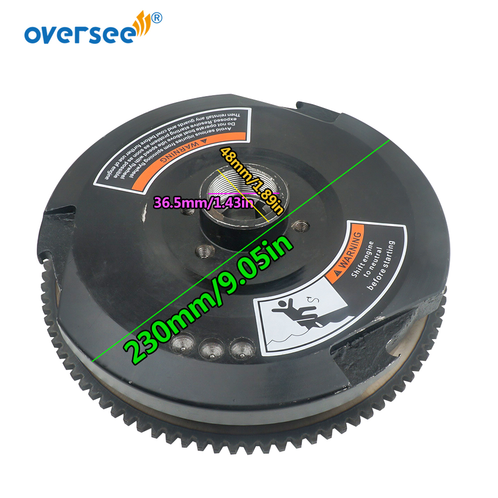 859234T24 Flywheel For Mercury Outboard Motor 50HP 55HP 60HP 3 Cylinder