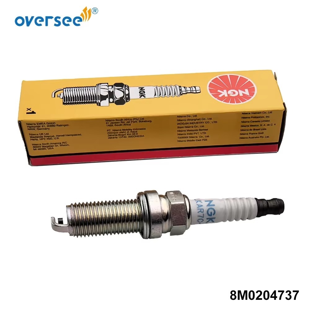 8M0204737 Spark Plug LKAR7C-9 for Mercury 400HP 400HP 5.7L