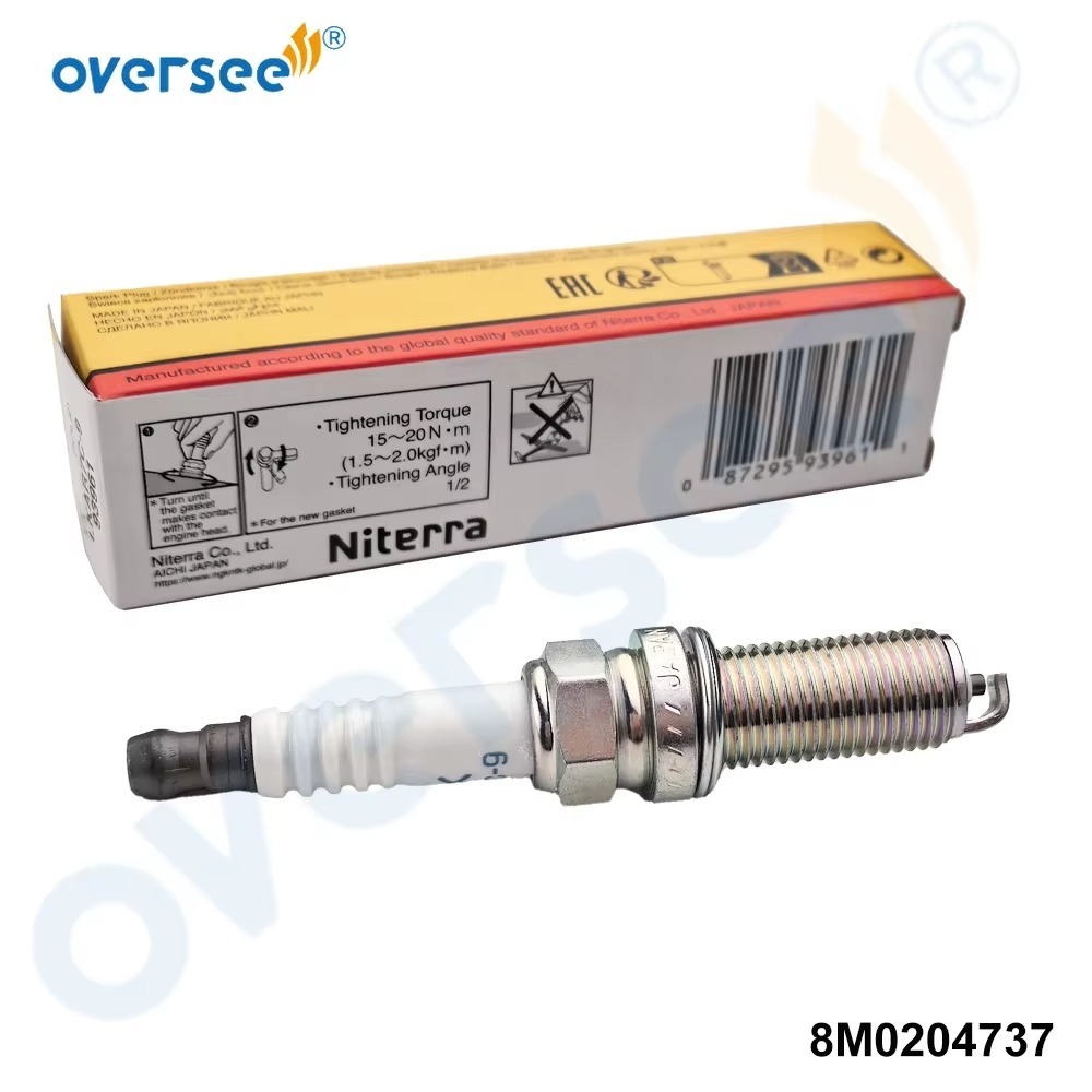 最低価格の 8M0204737 Spark Plug LKAR7C-9 for Mercury 400HP 400HP 5.7L ポスター