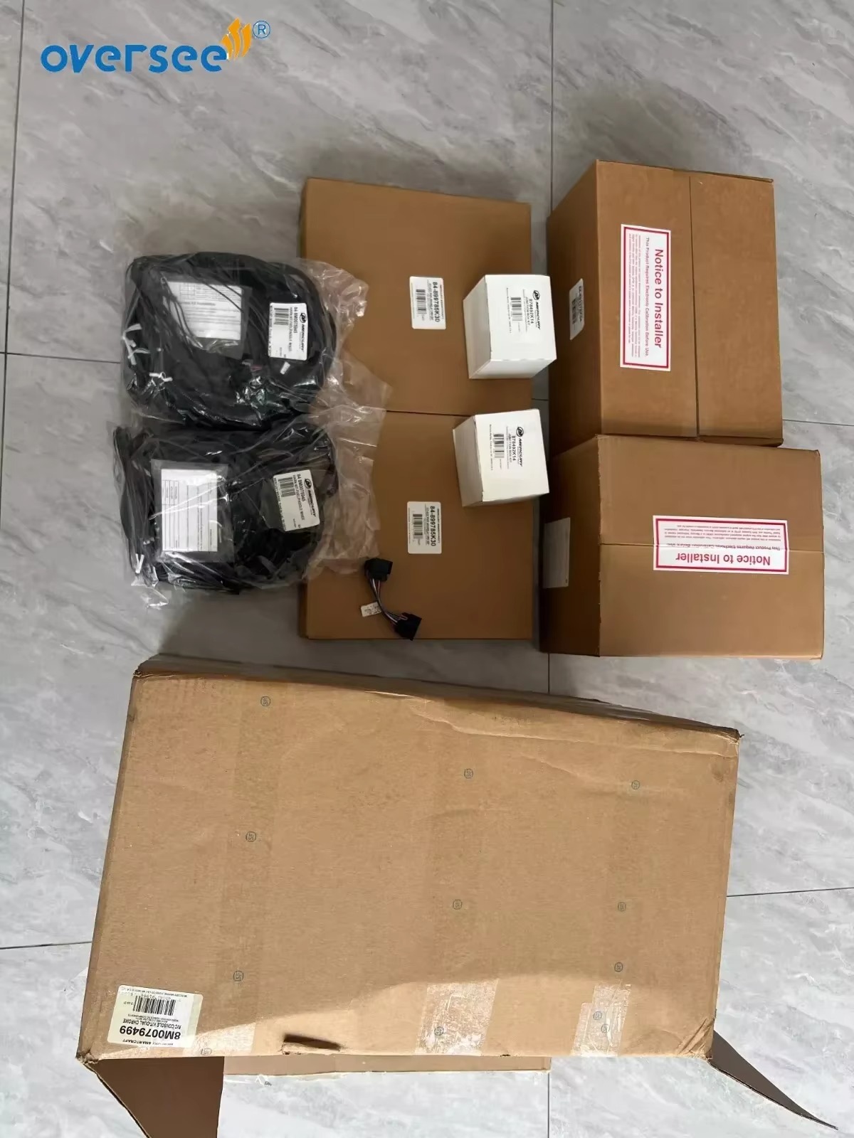 8m0079499 Mercury Verado Dual Console Binnacle Kit w/ DTS Rigging