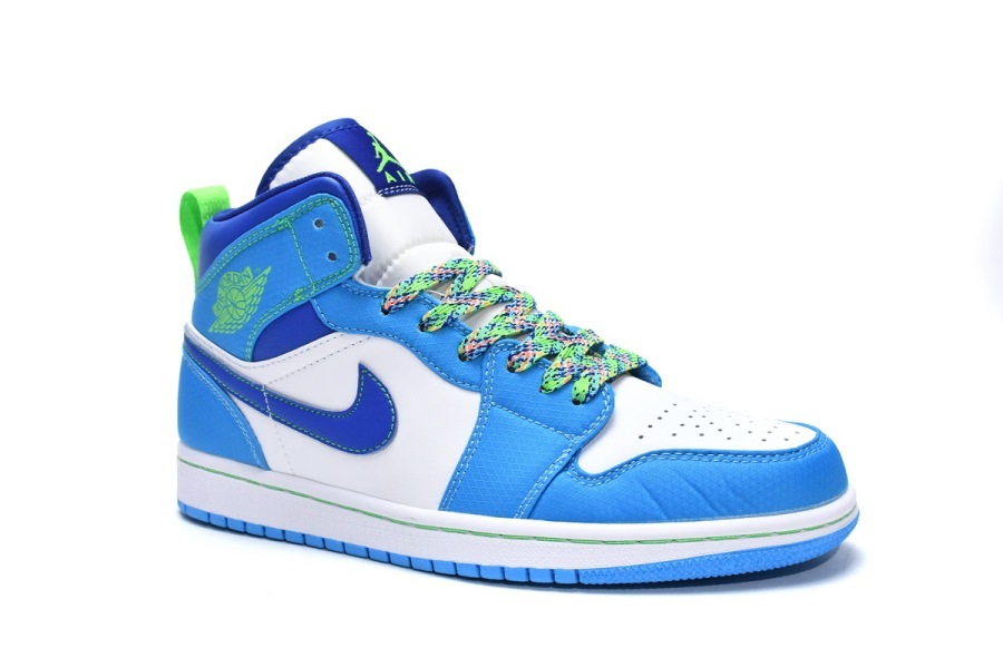 Latest Air Jordan 1 Mid Sprite Blue DA8010-400