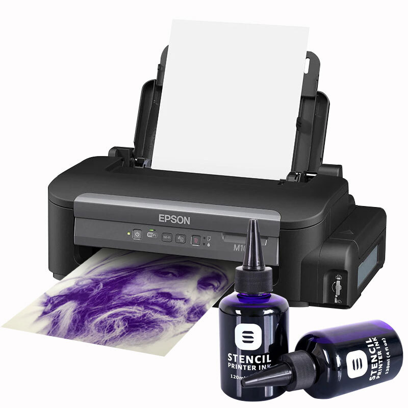 Stencil Printer Ink 120ml (4 fl oz) for Epson Printer, Tattoo Stencil Supply
