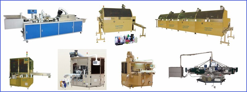 HS-PT4 High quality auto Visual positioning Brandy wine bottle screen printing machine  
