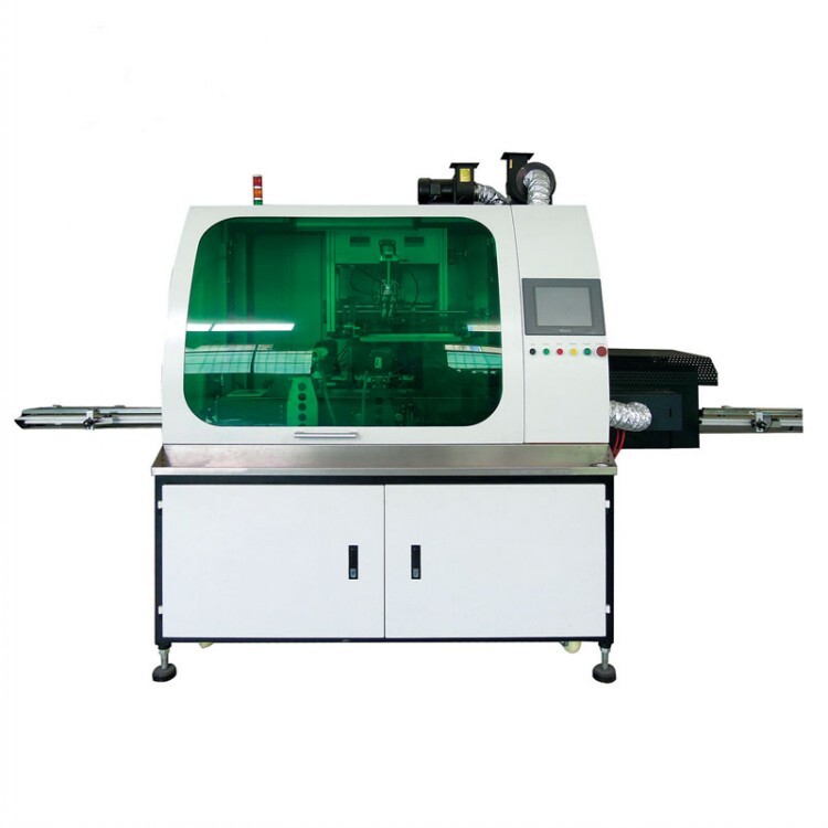 HS-PT4 High quality auto Visual positioning Brandy wine bottle screen printing machine  