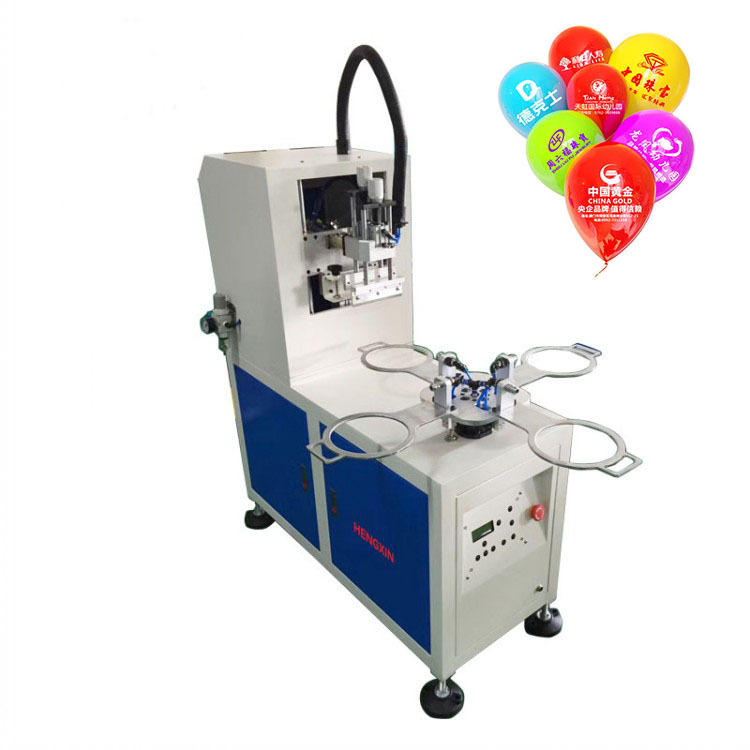 Semi automatic balloon screen printing machine with conveyor balloon screen printer  