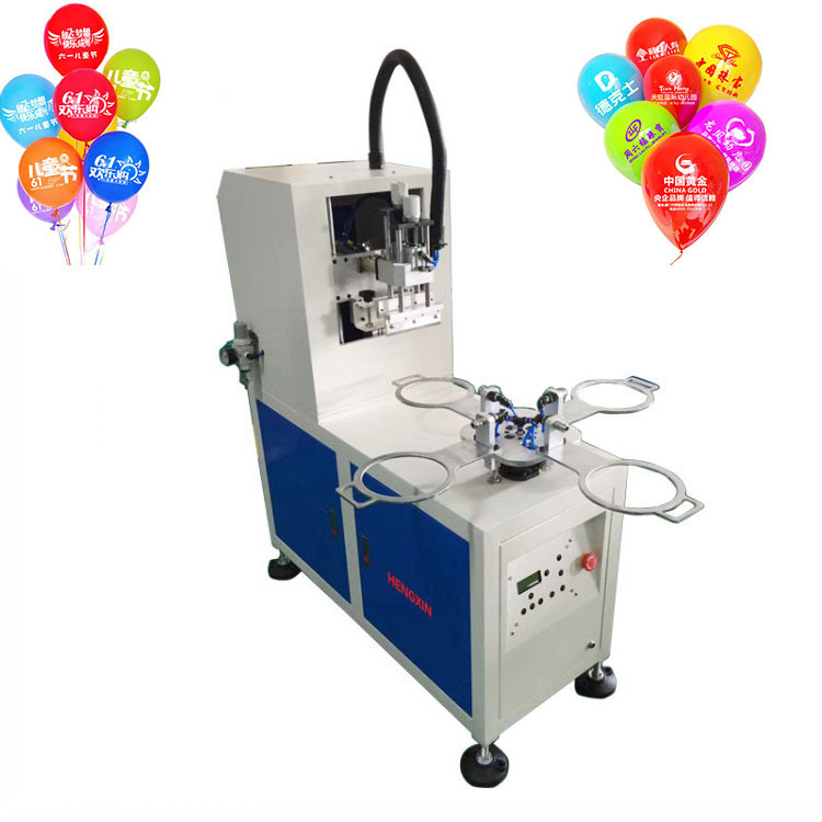 Semi automatic balloon screen printing machine with conveyor balloon screen printer  