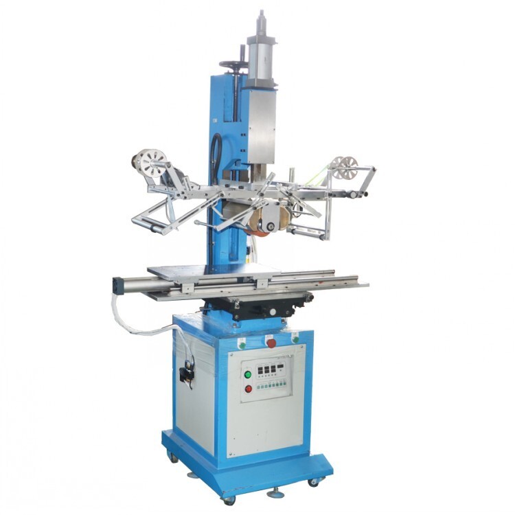 HP-L300A manufacture pneumatic automatic cylindrical roll heat transfer machine hot stamping machine  