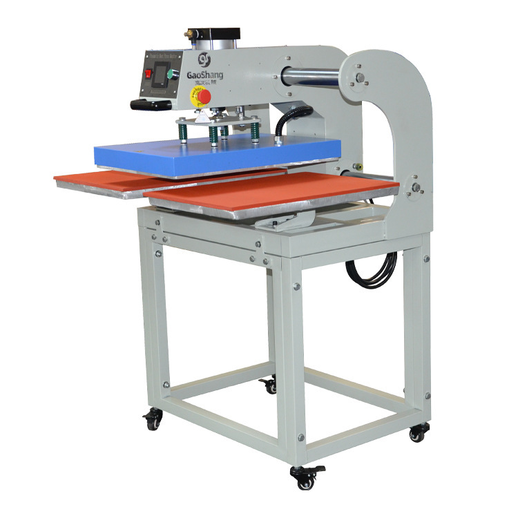 slide double position pneumatic stamping machine clothing ironing drill flocking machine factory wholesale price  