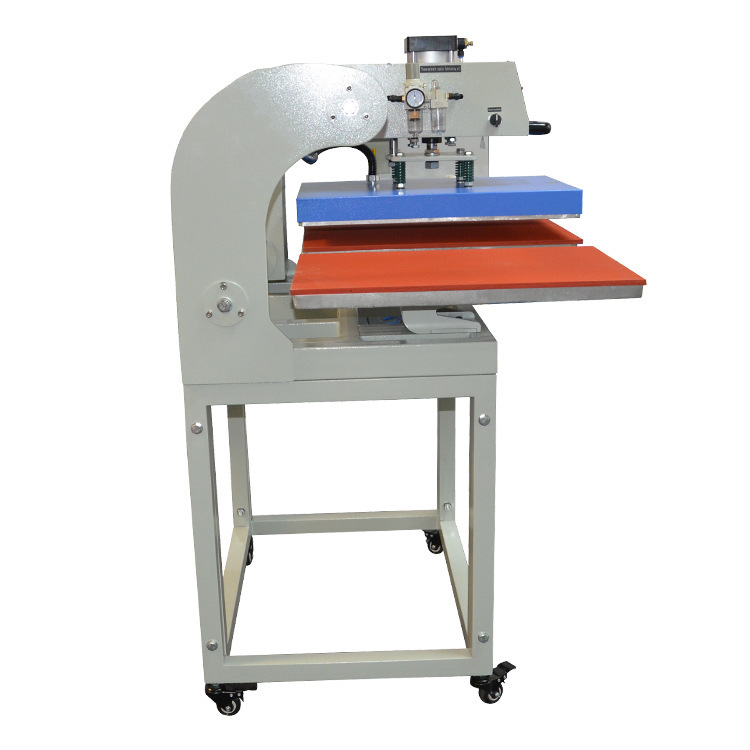 slide double position pneumatic stamping machine clothing ironing drill flocking machine factory wholesale price  