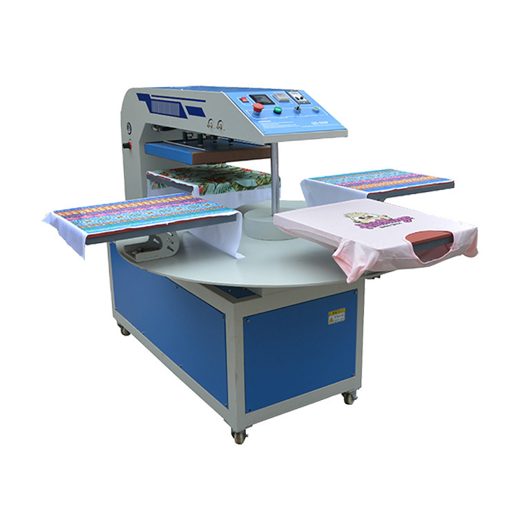  4 platen heat press machine tshirt for  lanyard cotton, linen, chemical fiber, Ni Dragon fabrics  