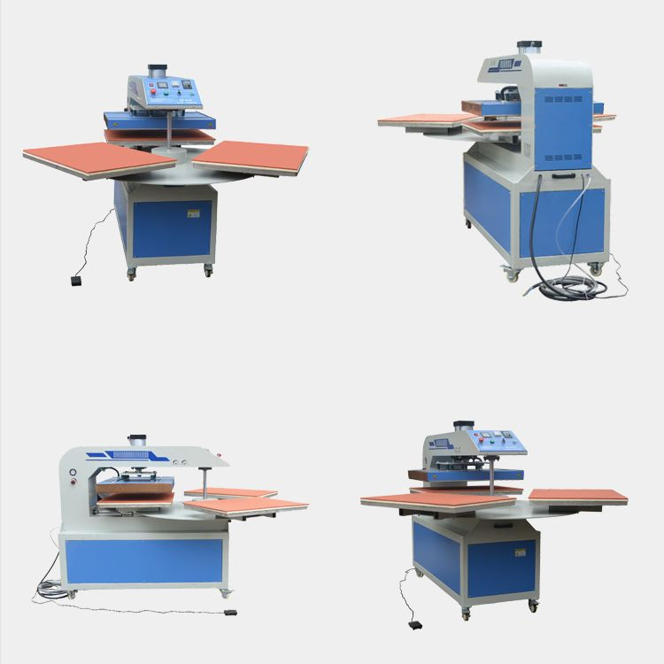 Six plate automatic T shirt  printing machine for garment  apparel ready made clothes  