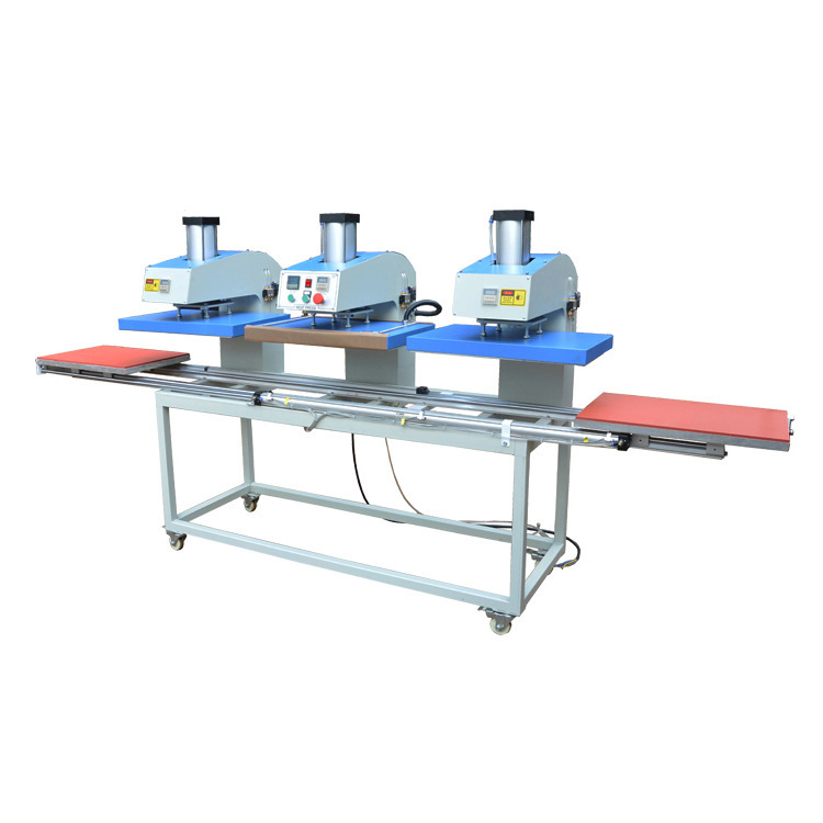 Six plate automatic T shirt  printing machine for garment  apparel ready made clothes  