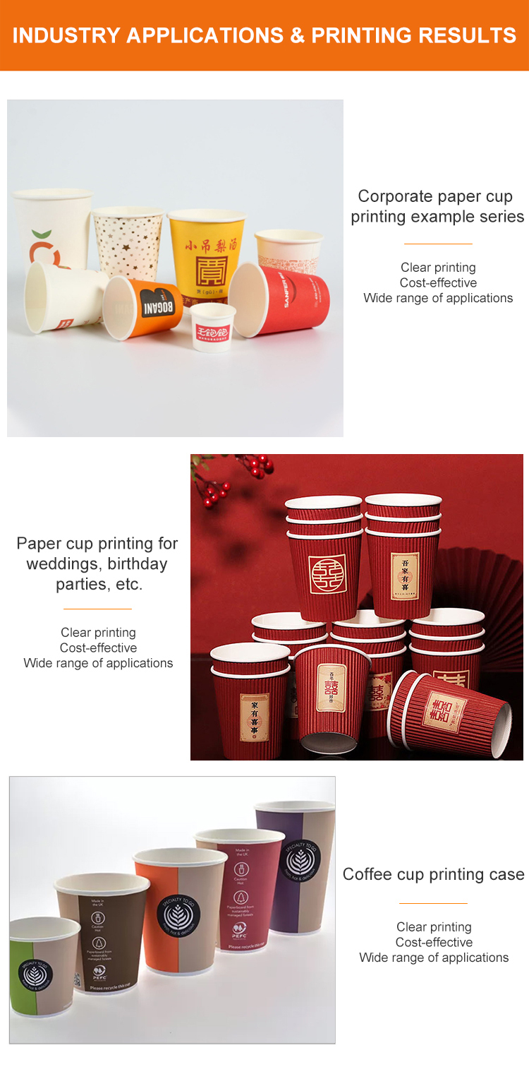 Telegroup AJM1 full color  paper cup fan printer   