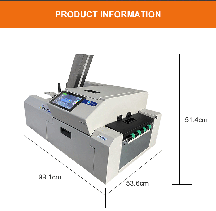 Automatic DS1 desktop  id card bubble bag inkjet printer   