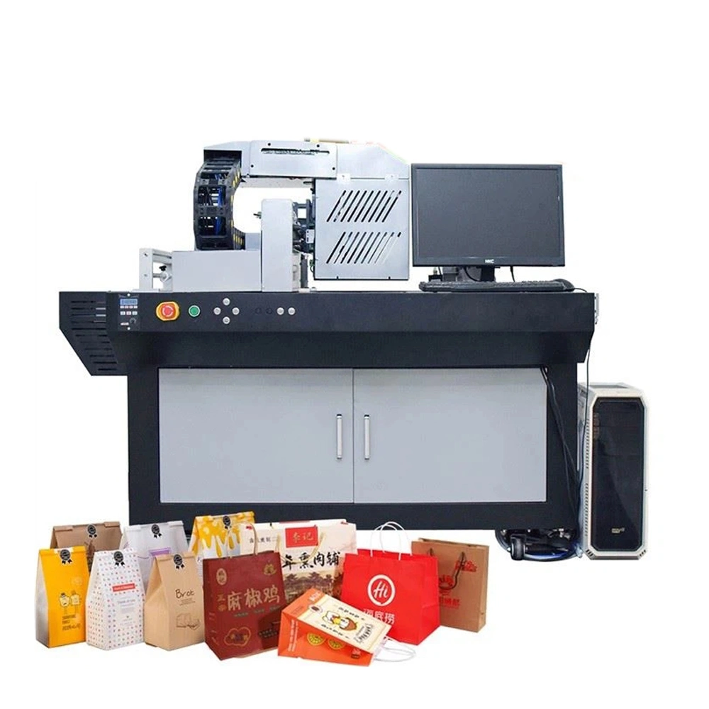 Single Pass Digital Printer for Carton Pizza Box Paper Bag