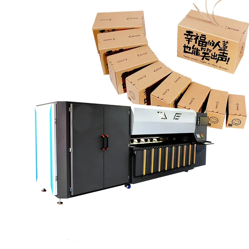 Sunthinks 4 Print Head Large Format Single Pass Corrugated Carton Box