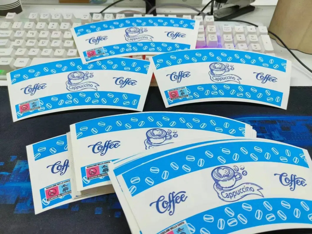 Color Paper Cup Fans Printer for Small Quantity Customized Logo