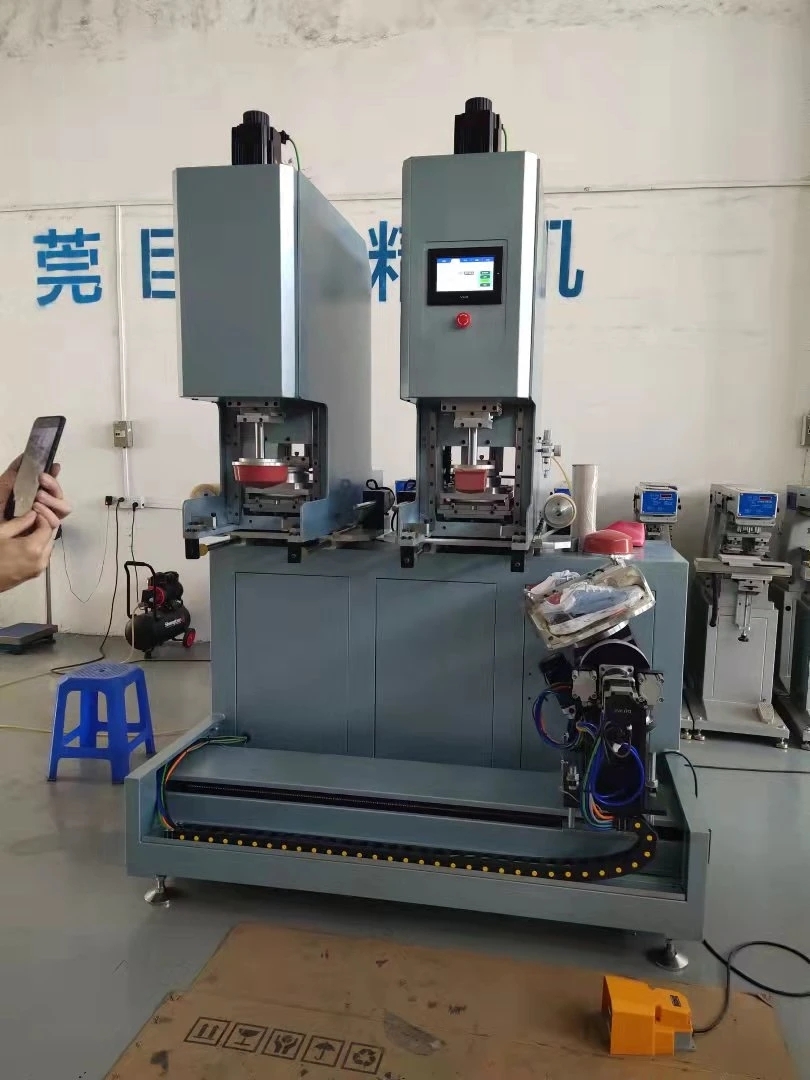 Rotary jigs servo motor sport shoes automatic pad printing machine  