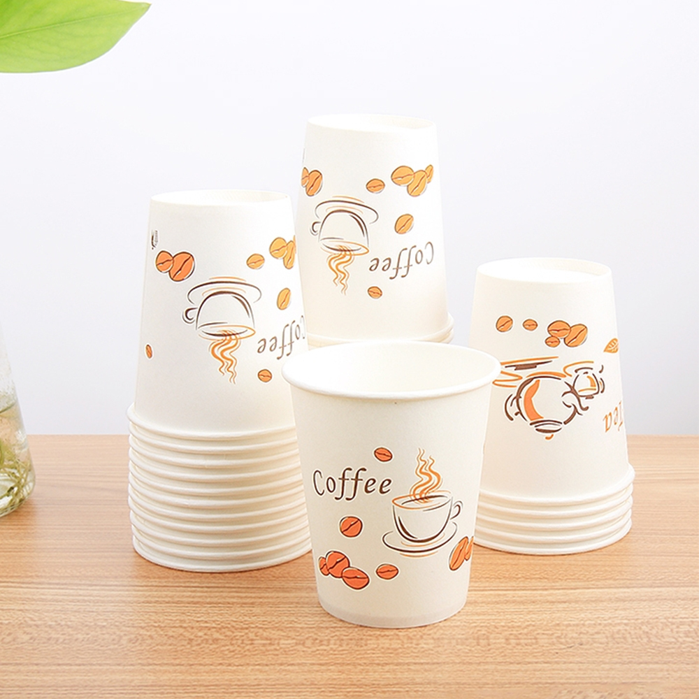 Kraft paper paper bag coffee cup logo paper cup fan Automatic flexo printer printing machine  
