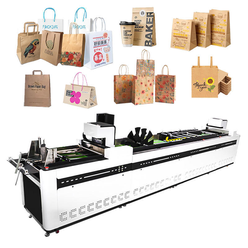 Paper Bag Digital Printing Machine Double Side Printer one time  
