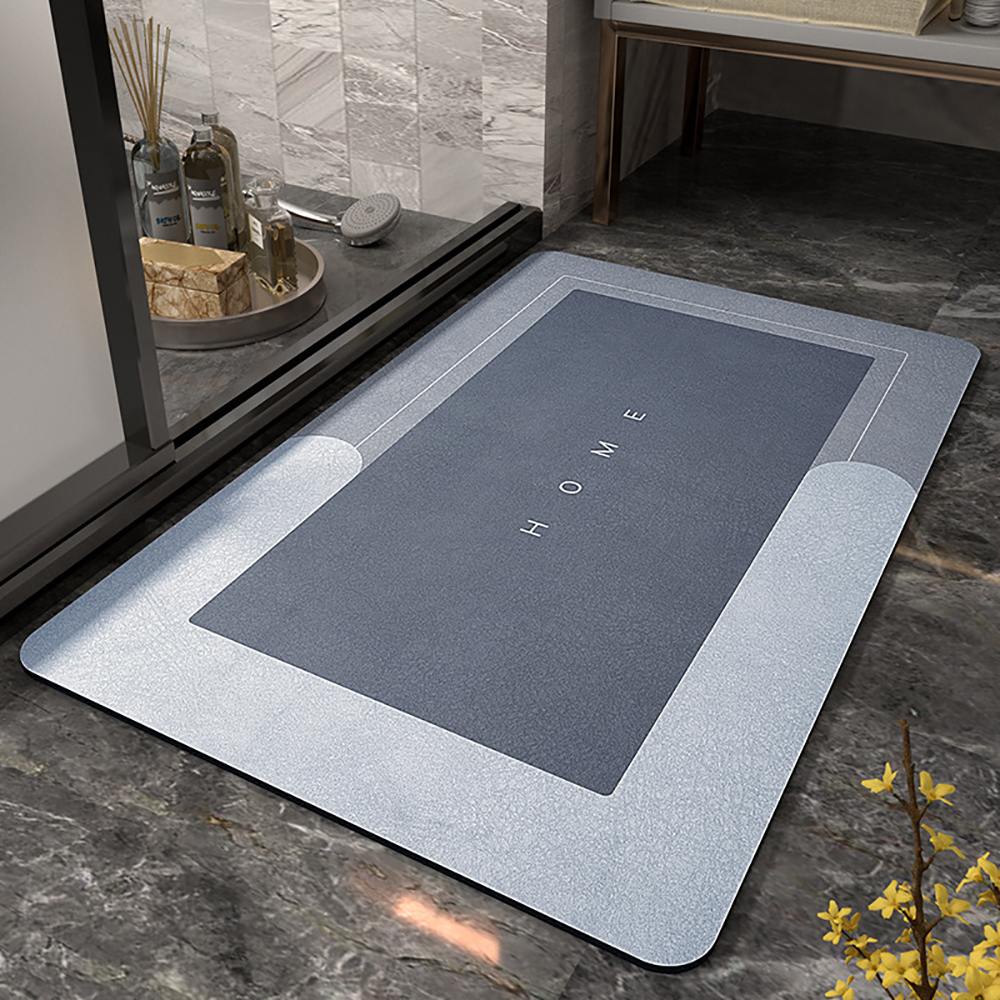 Area Rug Bedroom Bathroom Kitchen Non-Slip Water Absorption Mat Carpet Decor 