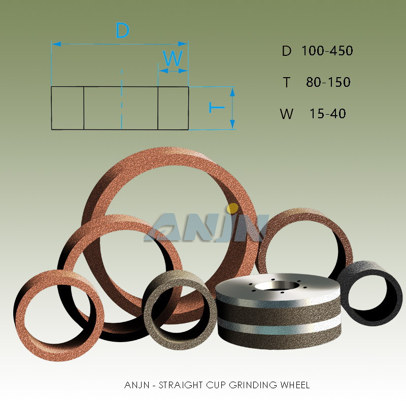 straight cup grinding wheel