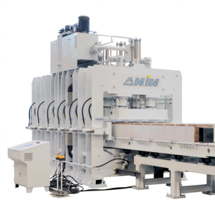 CLT Press lines for the production of cross laminated timber,glue timber lamination machines.  
