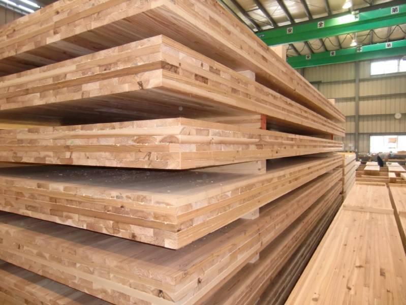 CLT Press lines for the production of cross laminated timber,glue timber lamination machines.