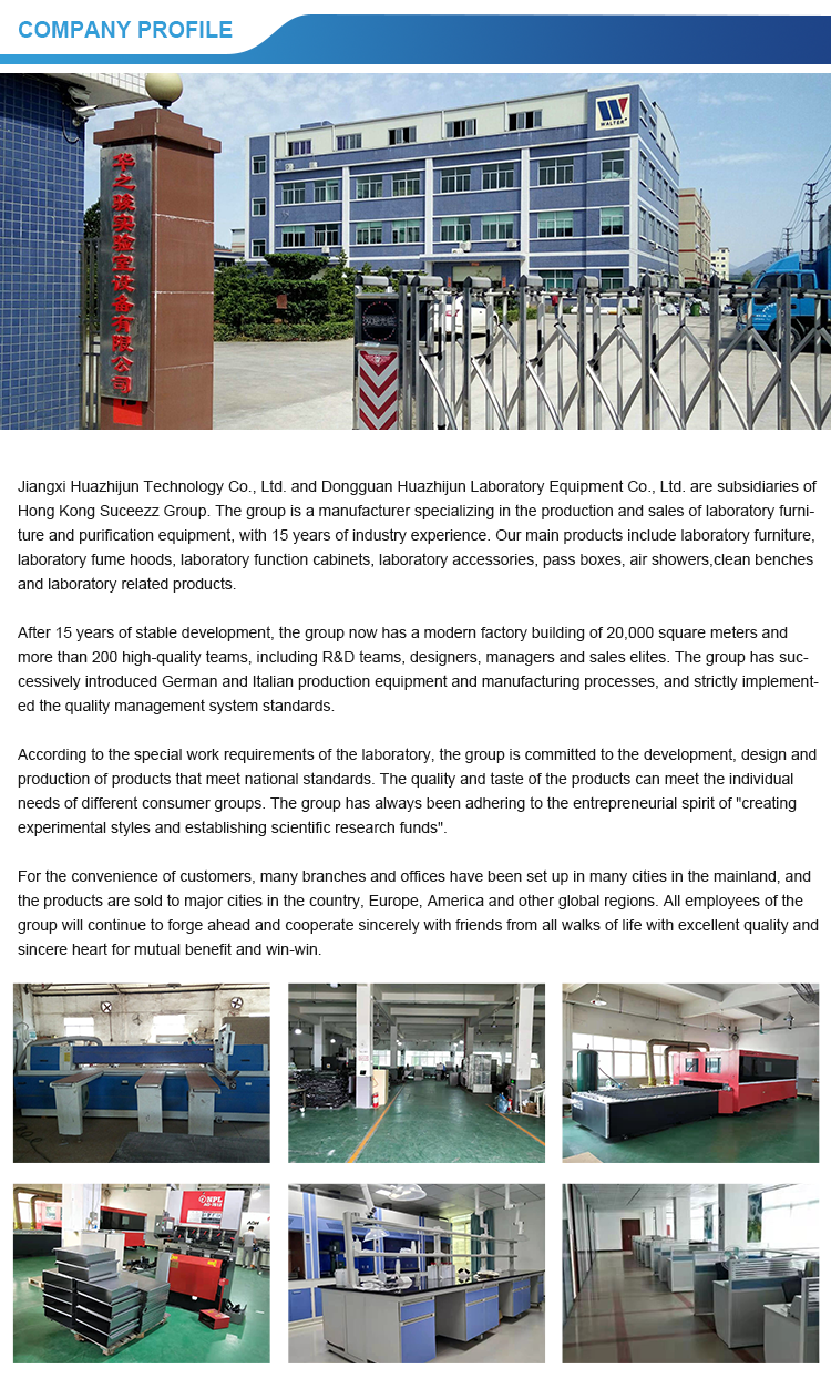 Chemistry Laboratory Equipment Steel Made Walk-In Fume Cupboard For School,Hospital,Chemical Factory