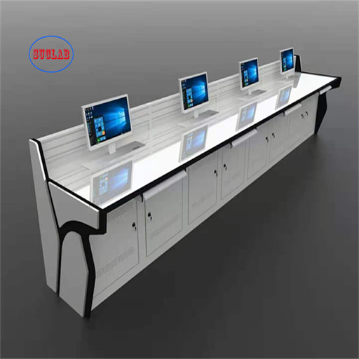 Steel Wood Structure  Console  Workbench Equipments For control room of the Public Security Bureau 