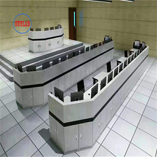 Steel Wood Structure  Console  Workbench Equipments For control room of the Public Security Bureau 