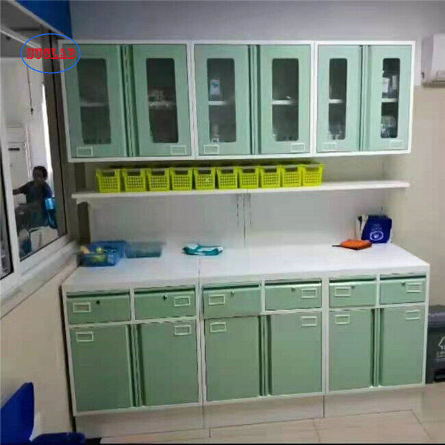 Modern Style Grass Green Medical Laboratory Workbench Hospital Furniture  Manufacturer From  China 