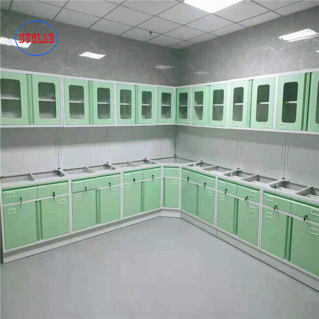 Modern Style Grass Green Medical Laboratory Workbench Hospital Furniture  Manufacturer From  China 