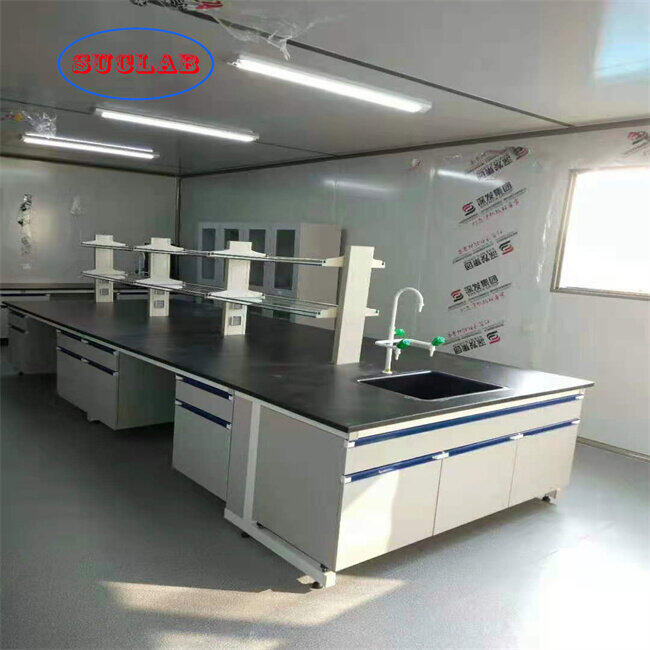 Factory Manufacture General School  Laboratory Furniture Equipment Lab Phenolic Material Table Laboratory Workbench 