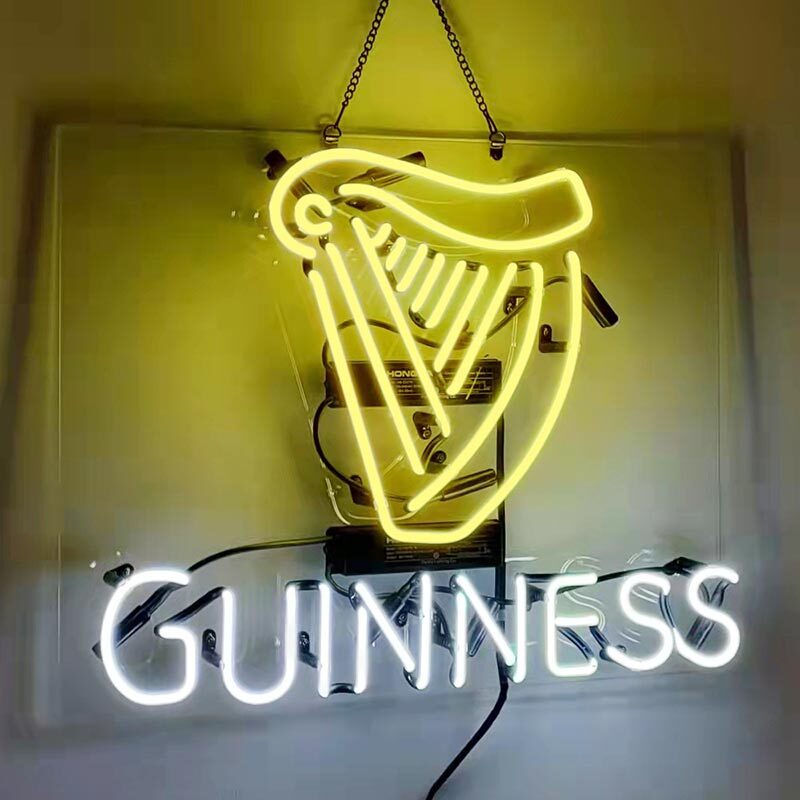 Guinness Neon Sign,Beer Neon Signs For Home Bar Man Cave Display