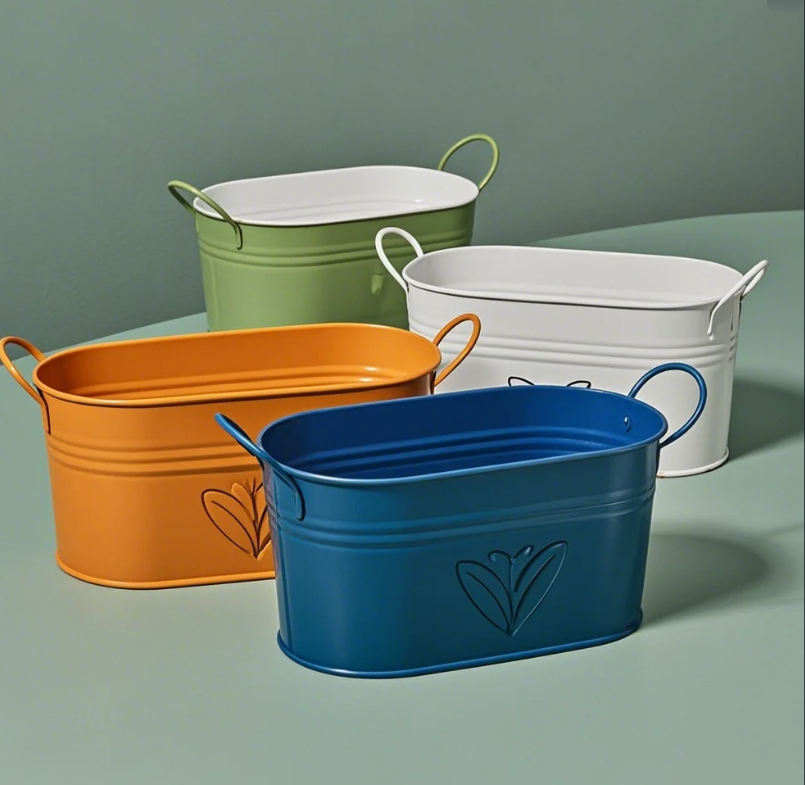 The Modern Elegance of Metal Flower Pots
